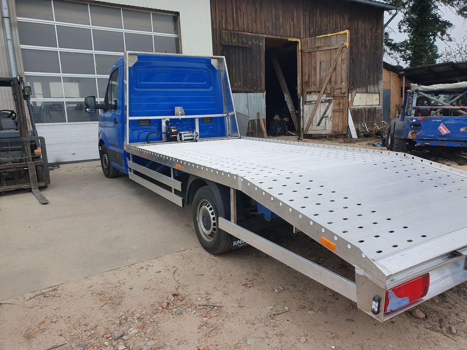 Zabudowa alu panel gotowa na placu