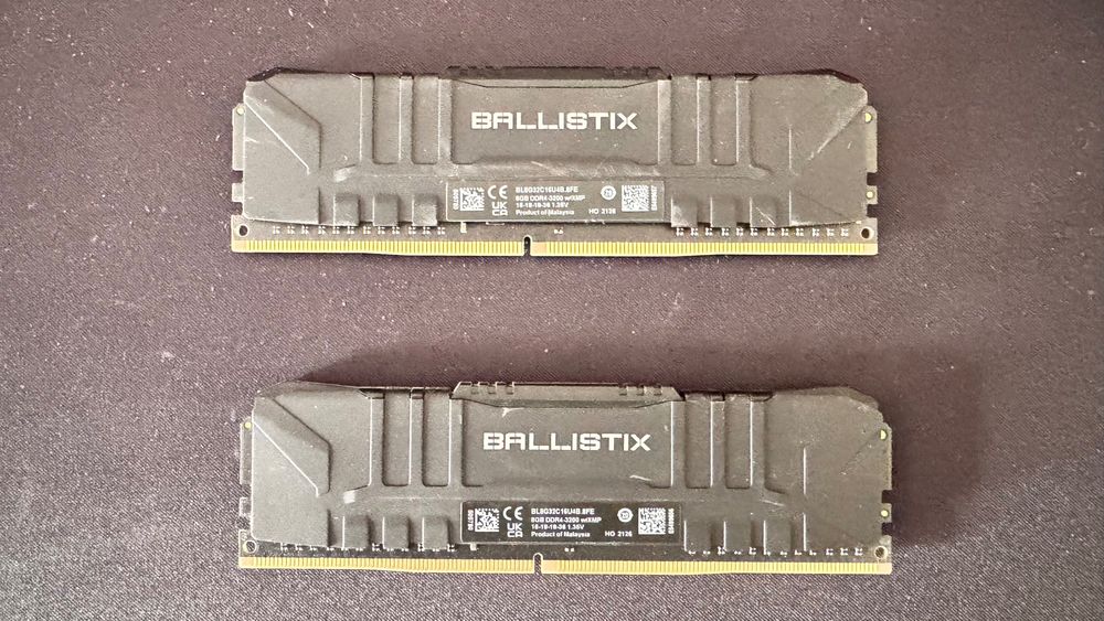Memórias RAM Crucial Ballistix 16GB (2x8GB) DDR4 3200MHz CL16