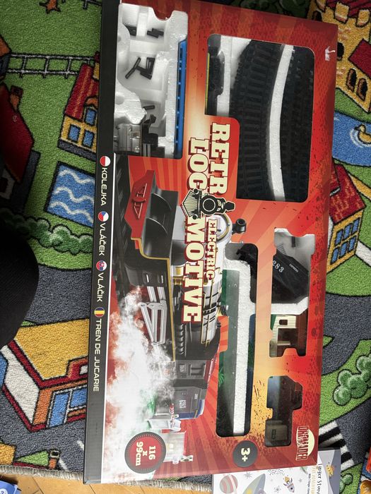 Retro pociag kolejka