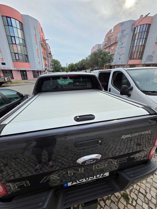 Persiana Mountain Top Roll Ford Ranger 2012-2022 Cabine Dupla + Roll Bar Wildtrak