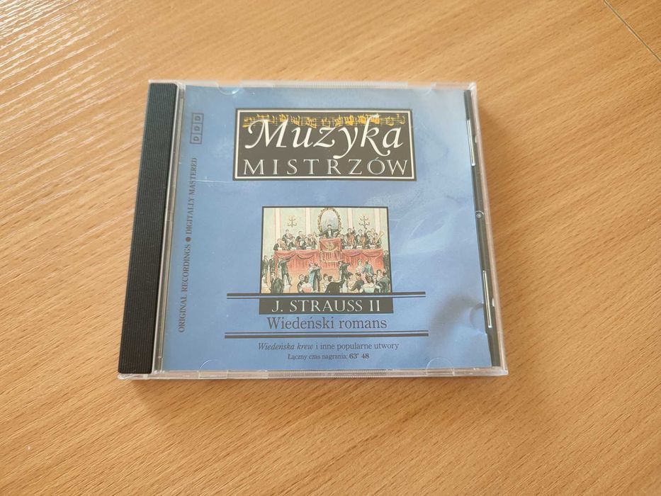 Muzyka Mistrzów - J. Strauss II - Wiedeński Romans Płyta CD audio