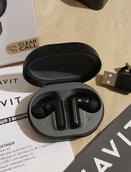 Беспроводные наушники "Havit" TW950 Clear Call Black. Оригинал. Новые.