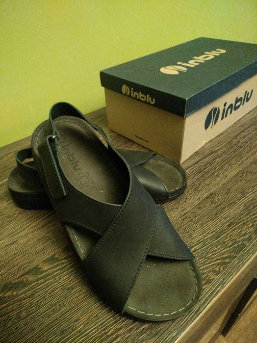 Сандали кожанные