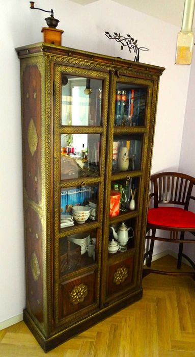 Biblioteka / biblioteczka indyjska z drewna palisander