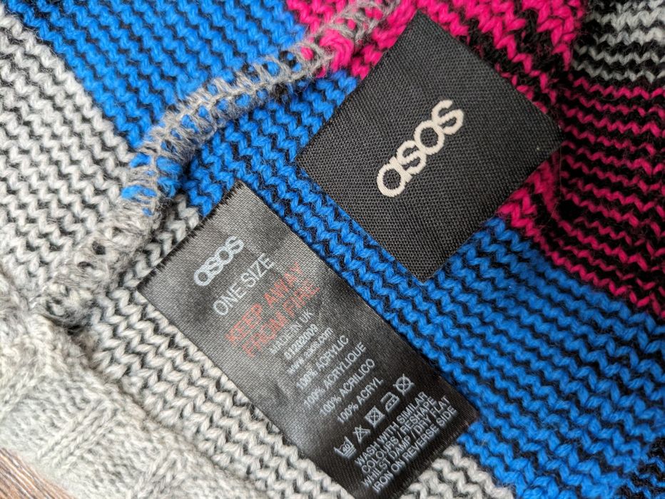 Шарф снуд ASOS, з візерунком, стан ідеальний