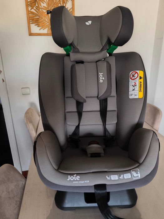 Cadeira Auto Joie Every Stage R129 + Acessórios (Como nova)
