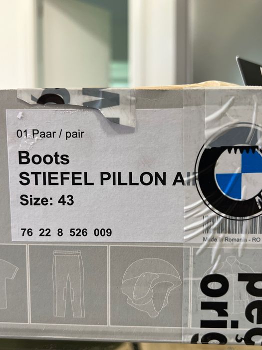 Botas BMW Air 43 Novas