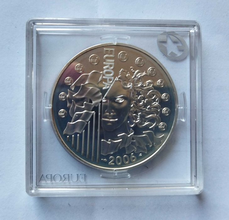 Srebrna moneta kolekcjonerska 1 1/2 euro 2006 r. Francja