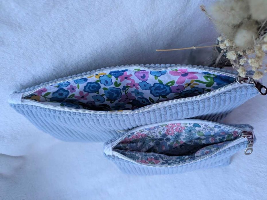 zestaw kosmetyczek handmade