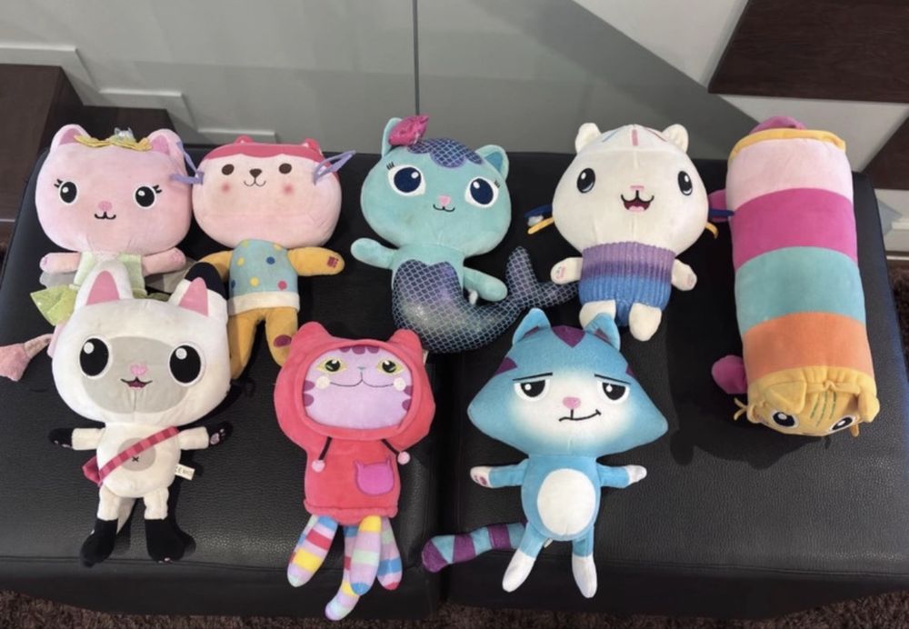 Peluches Gabby’s Dollhouse Originais – Conjunto Completo |