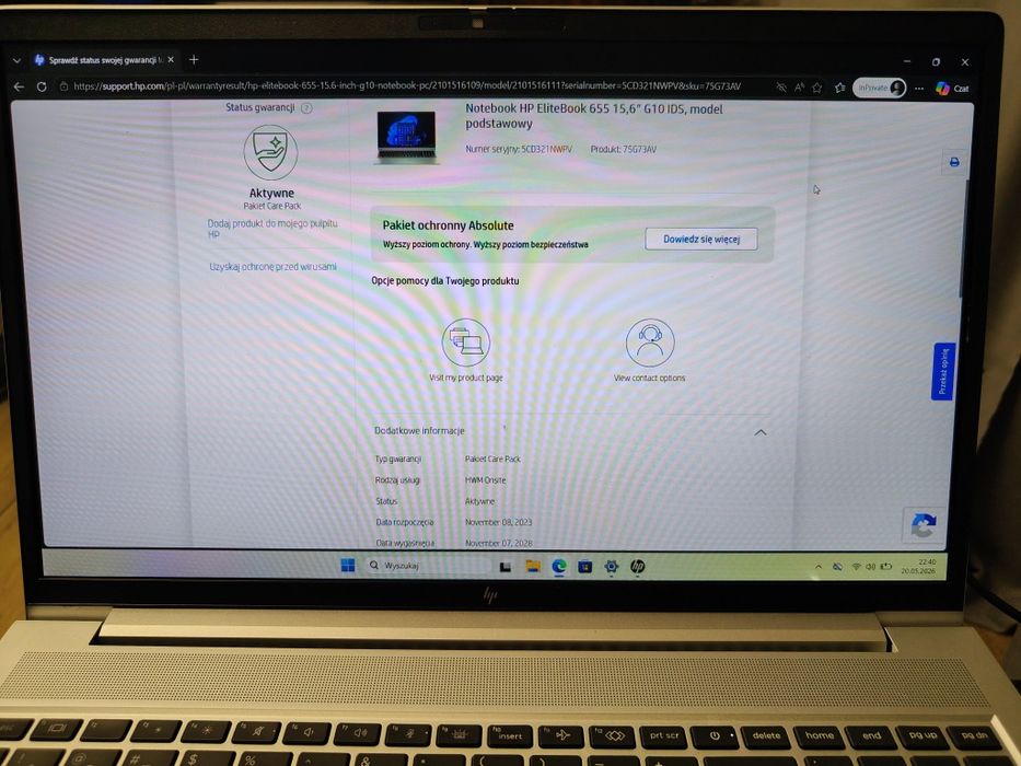 HP 655 G10 Ryzen 5 PRO-7530U 32GB RAM