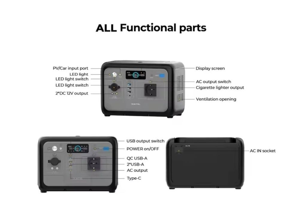 Зарядна станція Oukitel P800 / 800 Вт/ 512 ВТ год / LiFePO4 (P800)