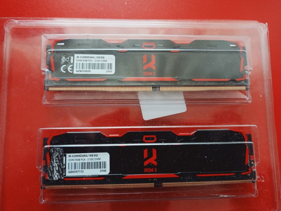 Оперативна пам'ть ddr4 goodram irdm 2666 2*8db