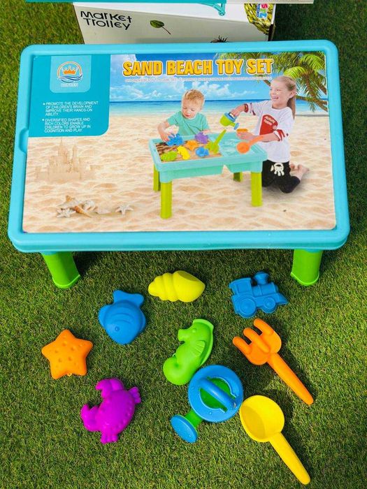 Акція!!! Дитячий стіл-пісочниця з набором для піску