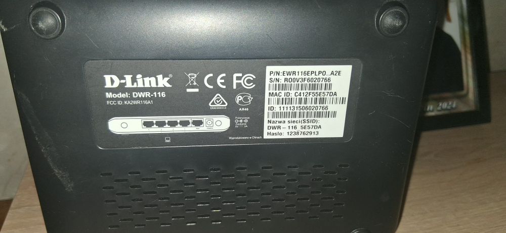 Router wifi d-link DWR-116 lte lan