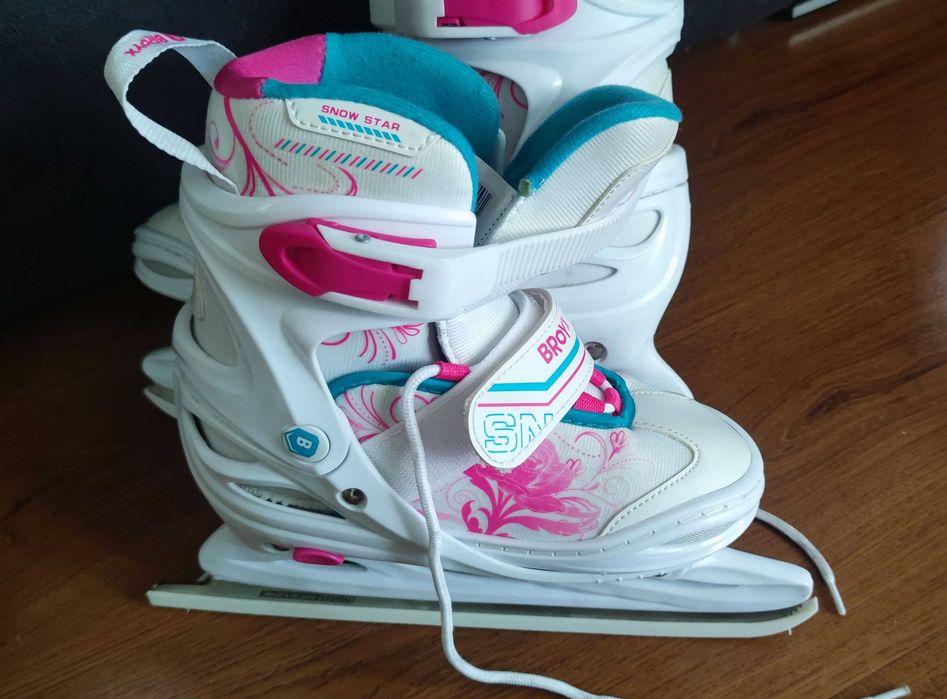 łyżwy dziecięce rozsuwane 34-37