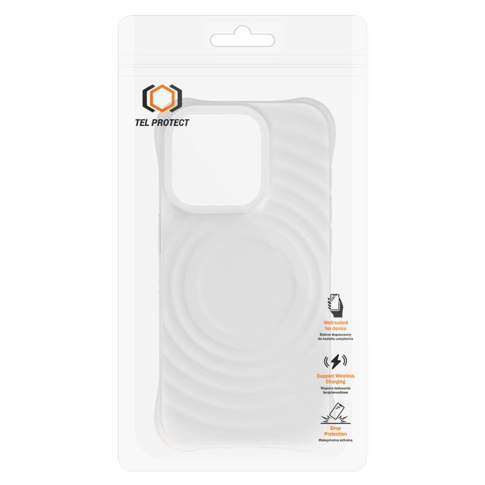 Tel Protect Wave Magsafe Case do Iphone 15 Pro biały