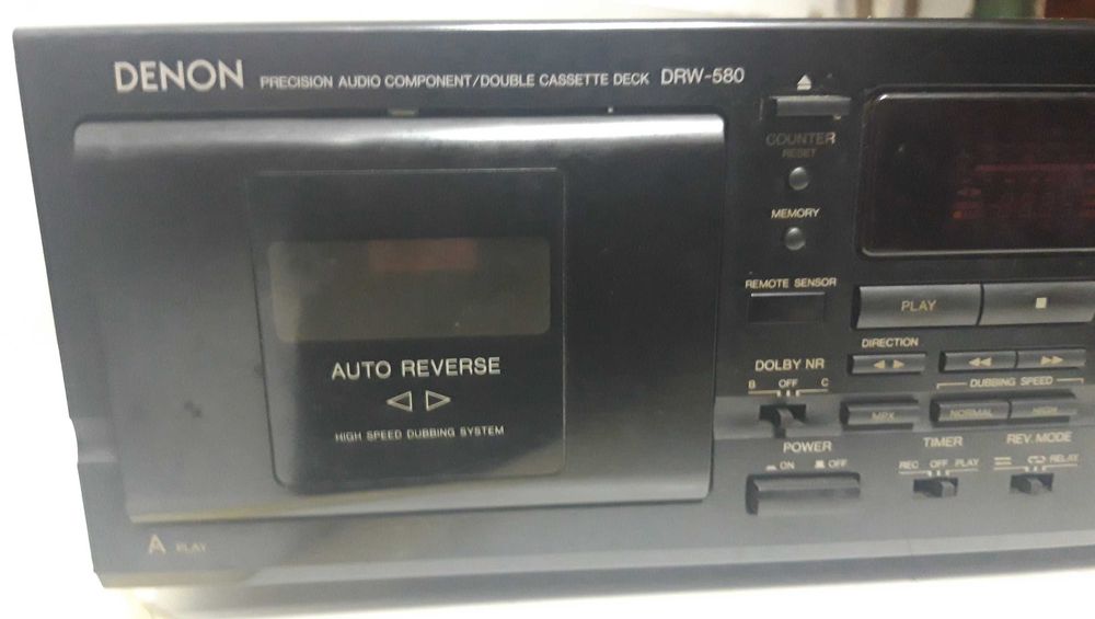 Denon DRW-580 Deck Cassetes Revisionado