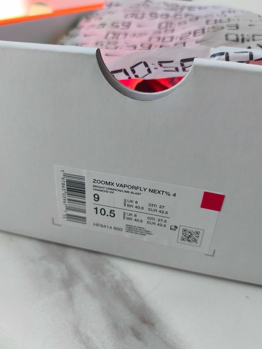 Nike vaporfly Next%4 TAM. 42.5