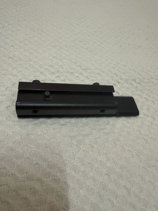 Calha picatinny 11mm para 22mm adaptador