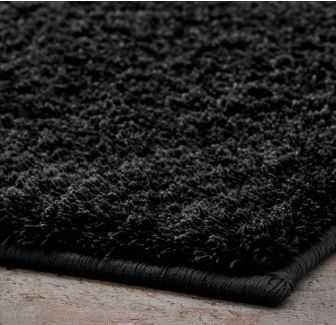 2 Carpetes Grandes (Preta e Cinzenta) – Boas Dimensões