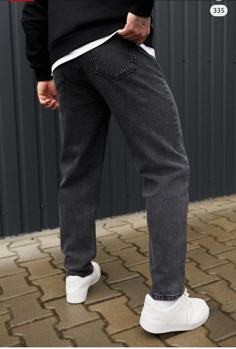 Джинси Staff dark gray regular mom, 36р.