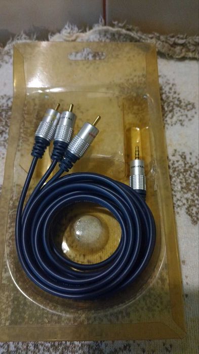 Kabel JR-9521 3xRCA - jack 2,5m