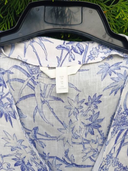 Сорочка блузка блуза льон лляна H&M
