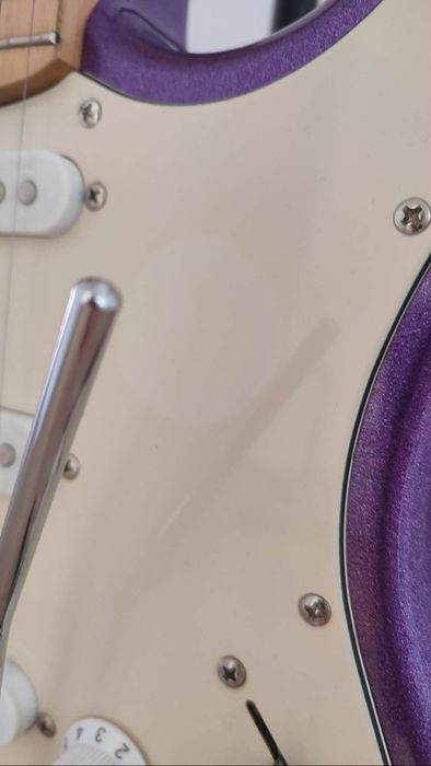 Gitara lutnicza stratocaster + kabel Ernie Ball + pokrowiec Thomann