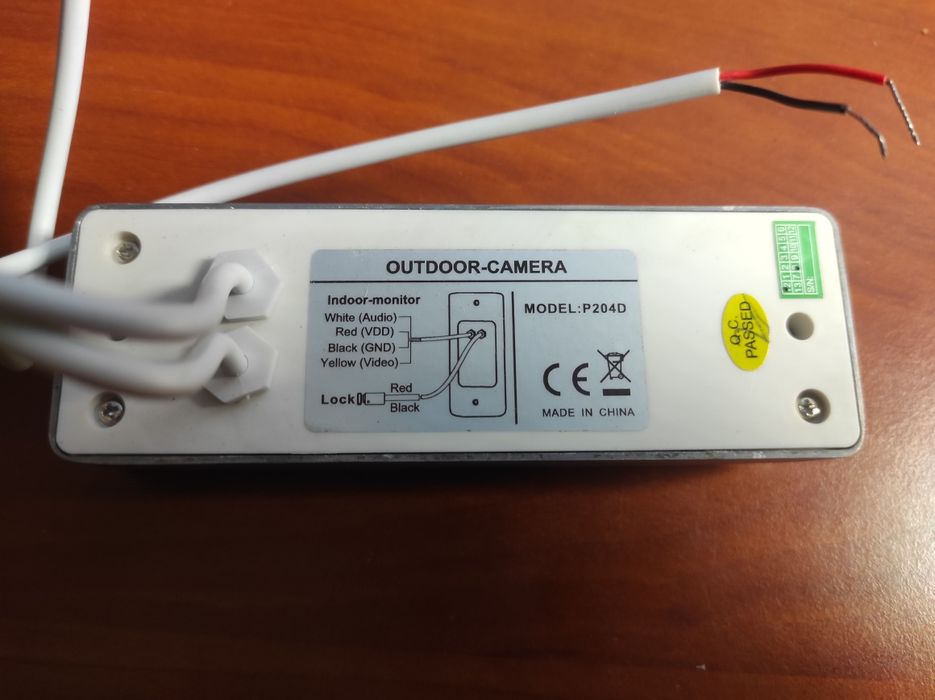 Видеодомофон цветной 7 " Infinitex МХ278 с кнопкой вызова рабочий б/у