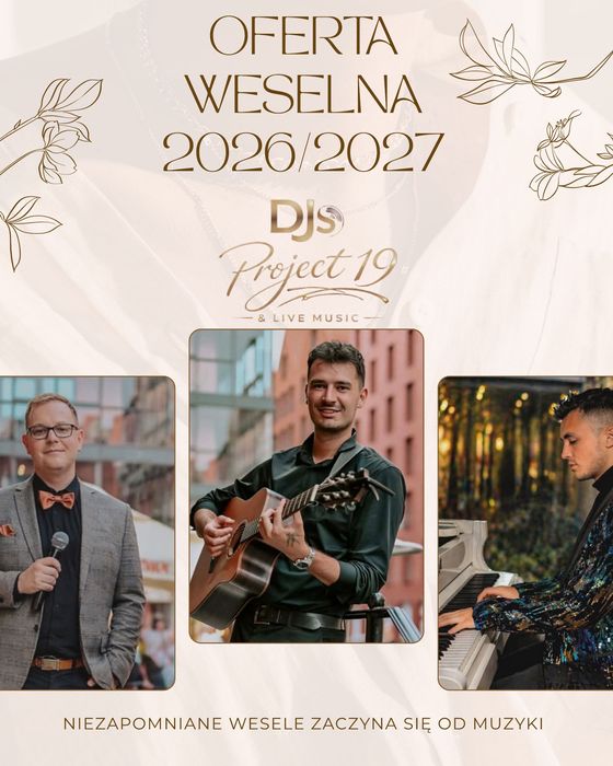 DJ & Live Music na Twoje Wesele | DJ's Project 19 | Uczestnicy The Voice of Poland
