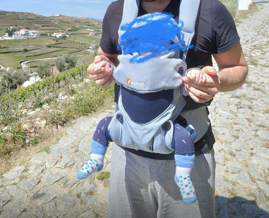 Marsúpio  Ergobaby 360 Cool Air Mesh na cor Chambray