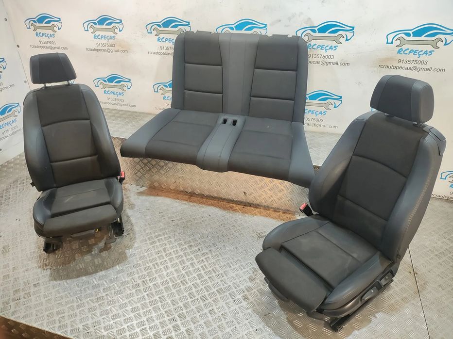Conjunto Bancos Pele e Tecido Pack M BMW Serie 1 Cabrio E88