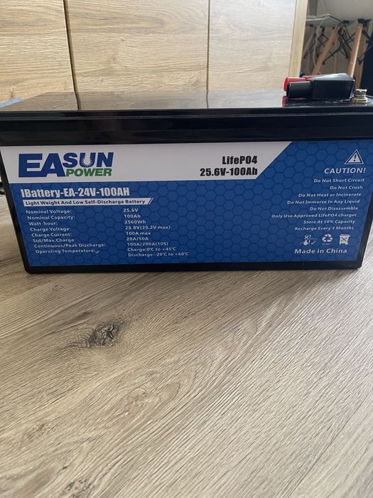 Акумулятор EAsun LifePO4 25.6v - 100Ah