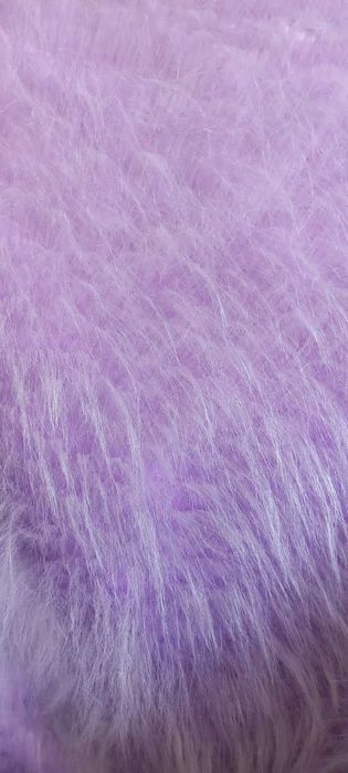 хутро довговорсове біле,лавандове