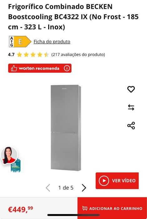 Frigorifico como novo