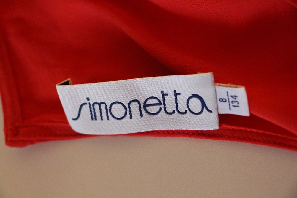 Blusa Simonetta (design italiano) (36% seda) 8 anos - menina