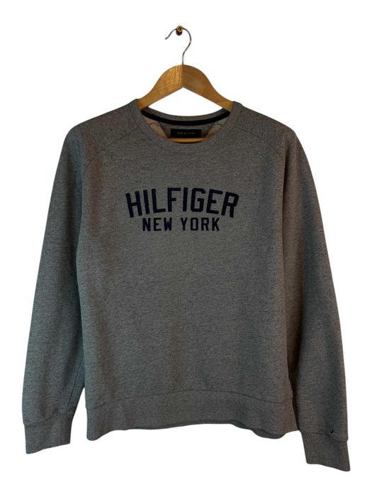 Bluza Tommy Hilfiger szara z dużym logiem 2 XL