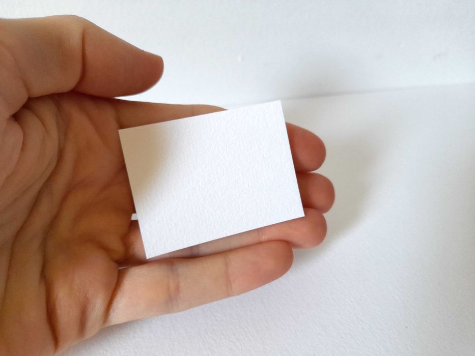 Mini cartões para pintar a aguarela