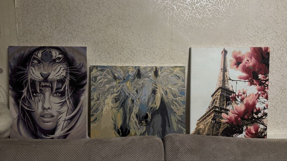 Картини по номерам готові