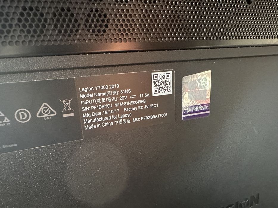 Lenovo legion y7000 *gaming*jak nowy*zamiana