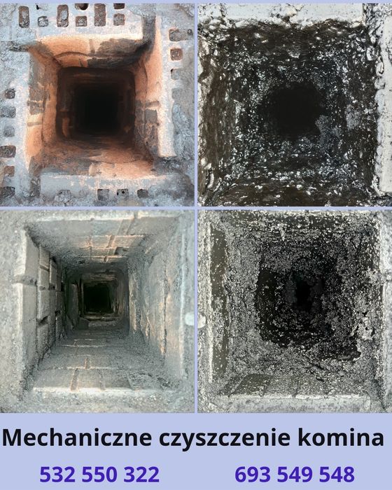 Mechaniczne czyszczenie komina
