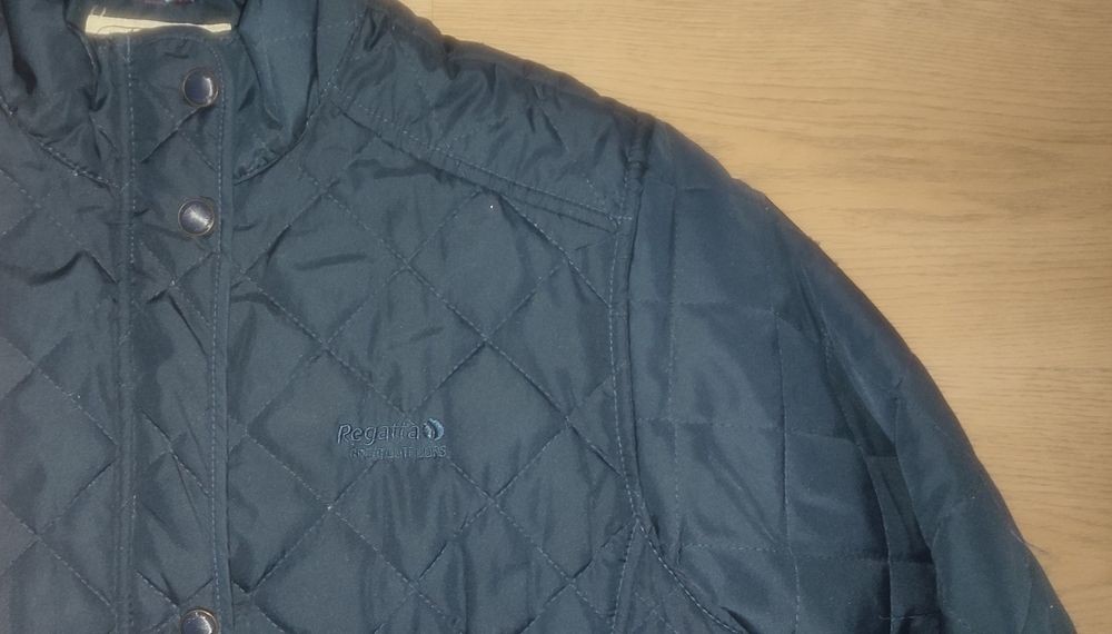 Kurtka Regatta r. 18 / 44 / XXL ocieplana pikowana granatowa