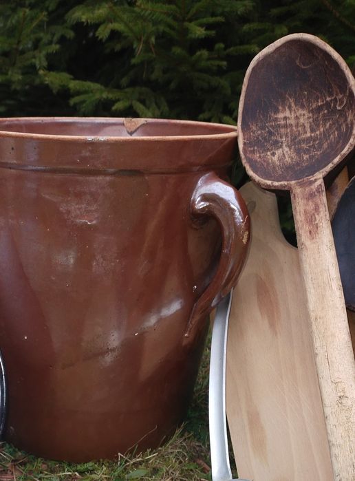 Garczek gliniany Kamionka duży i mały makutra