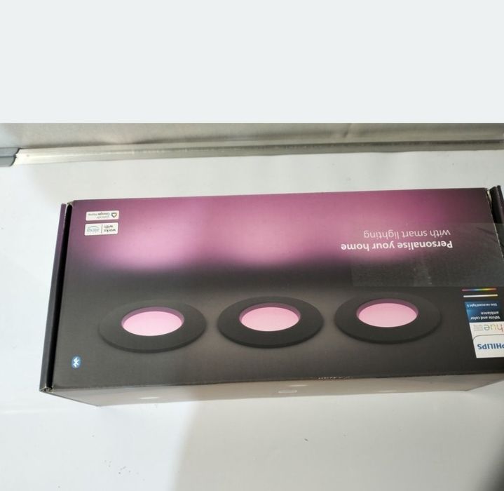 Hue White and Color Ambiance Slim Einbauleuchte 90mm