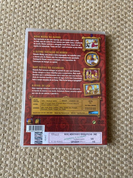 DVD Os Simpsons Clássicos