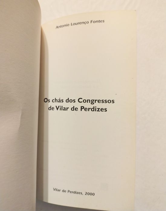 Os chás dos Congressos de Vilar de Perdizes