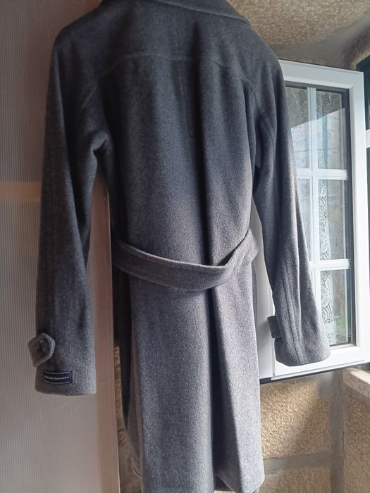 Sobretudo de caxemira e lã