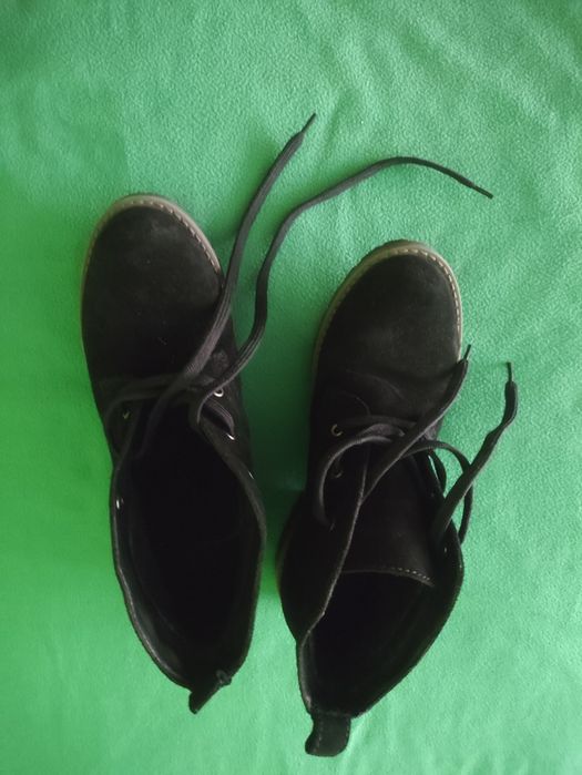 Buty zamszowe botki damskie 41
