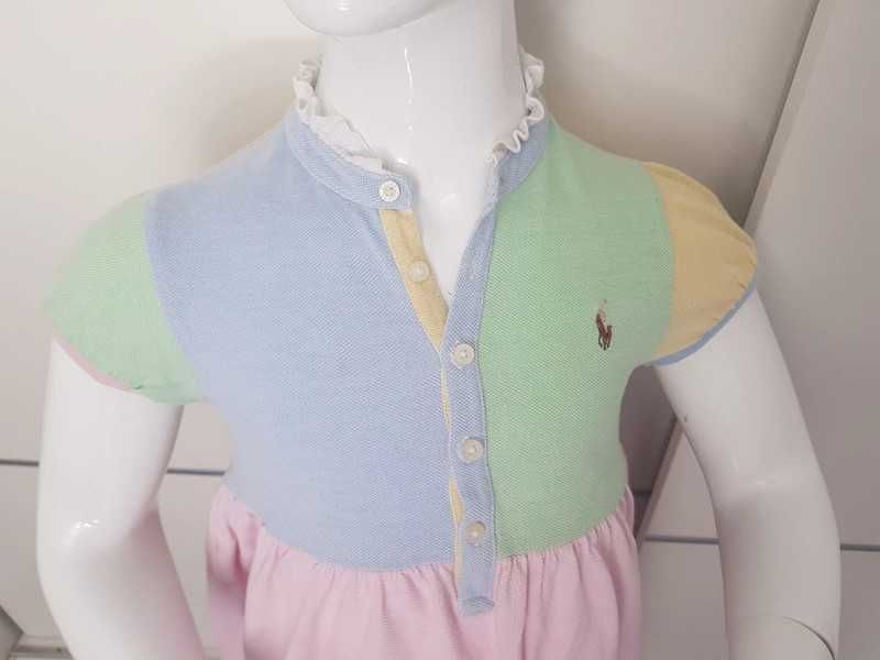Ralph Lauren-śliczna sukienka polo 6 lat
